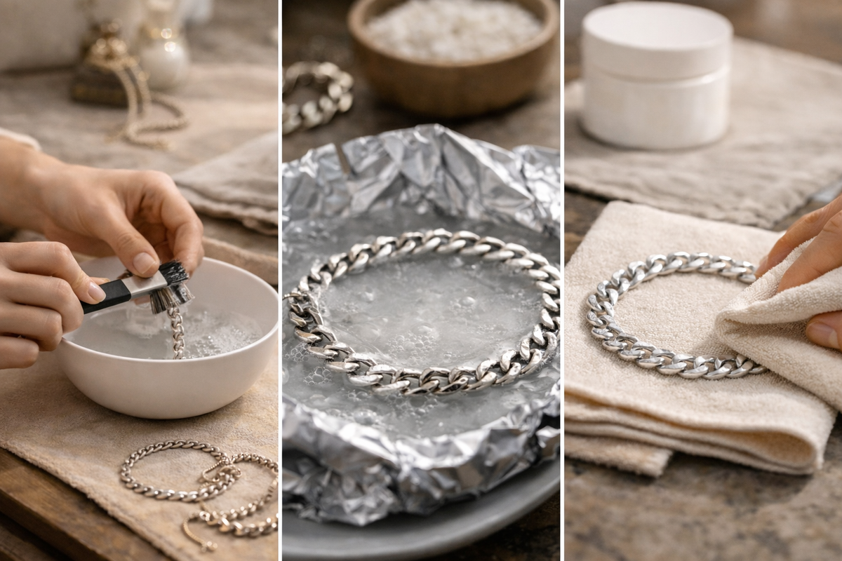 Comment nettoyer un bracelet en argent : guide simple et efficace