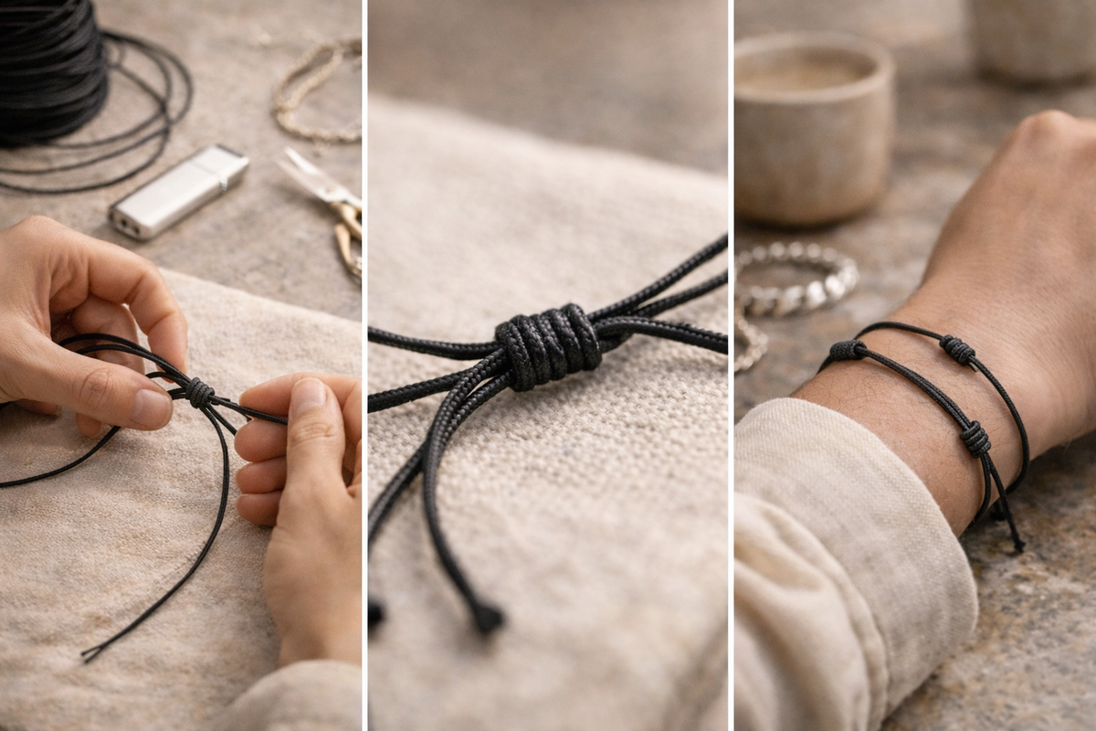 Comment faire un nœud coulant pour bracelet : guide simple et élégant