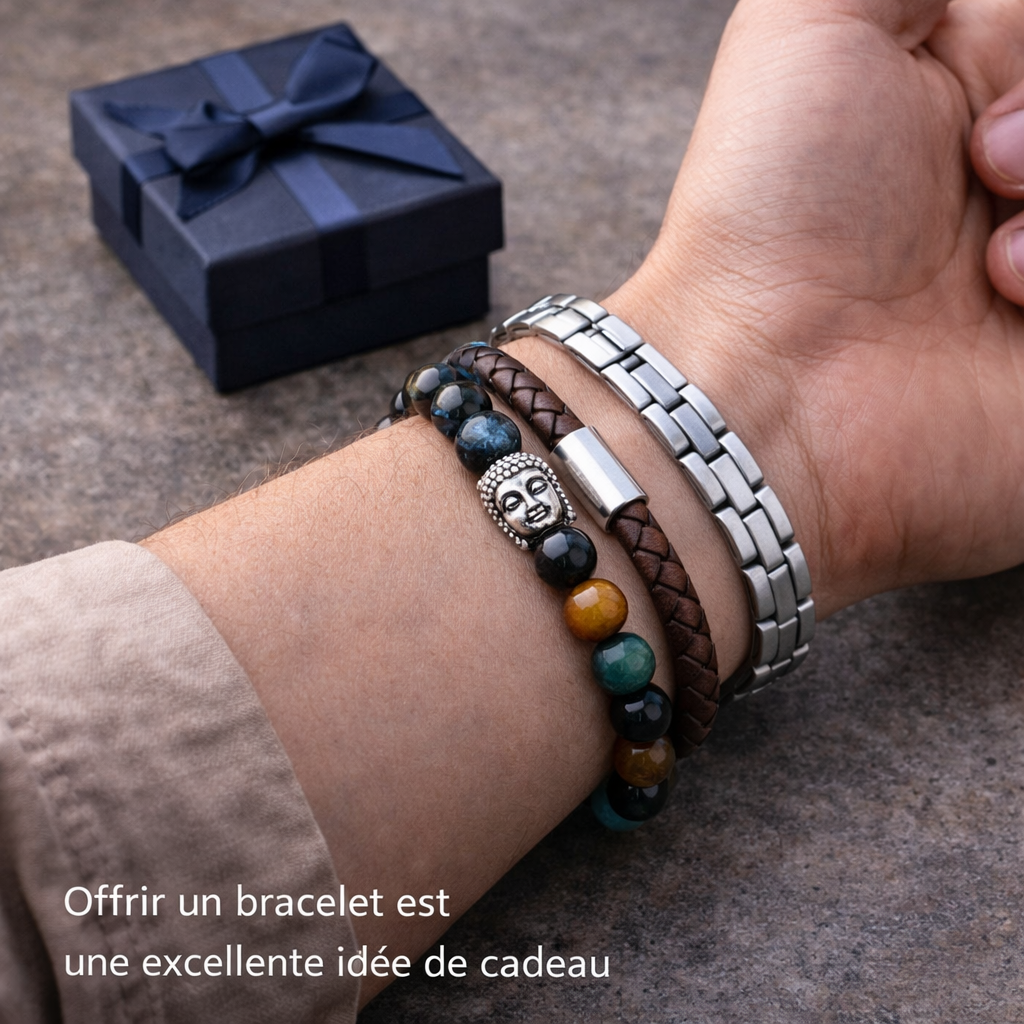 bracelet homme cadeau idee bracelet homme style elegant
