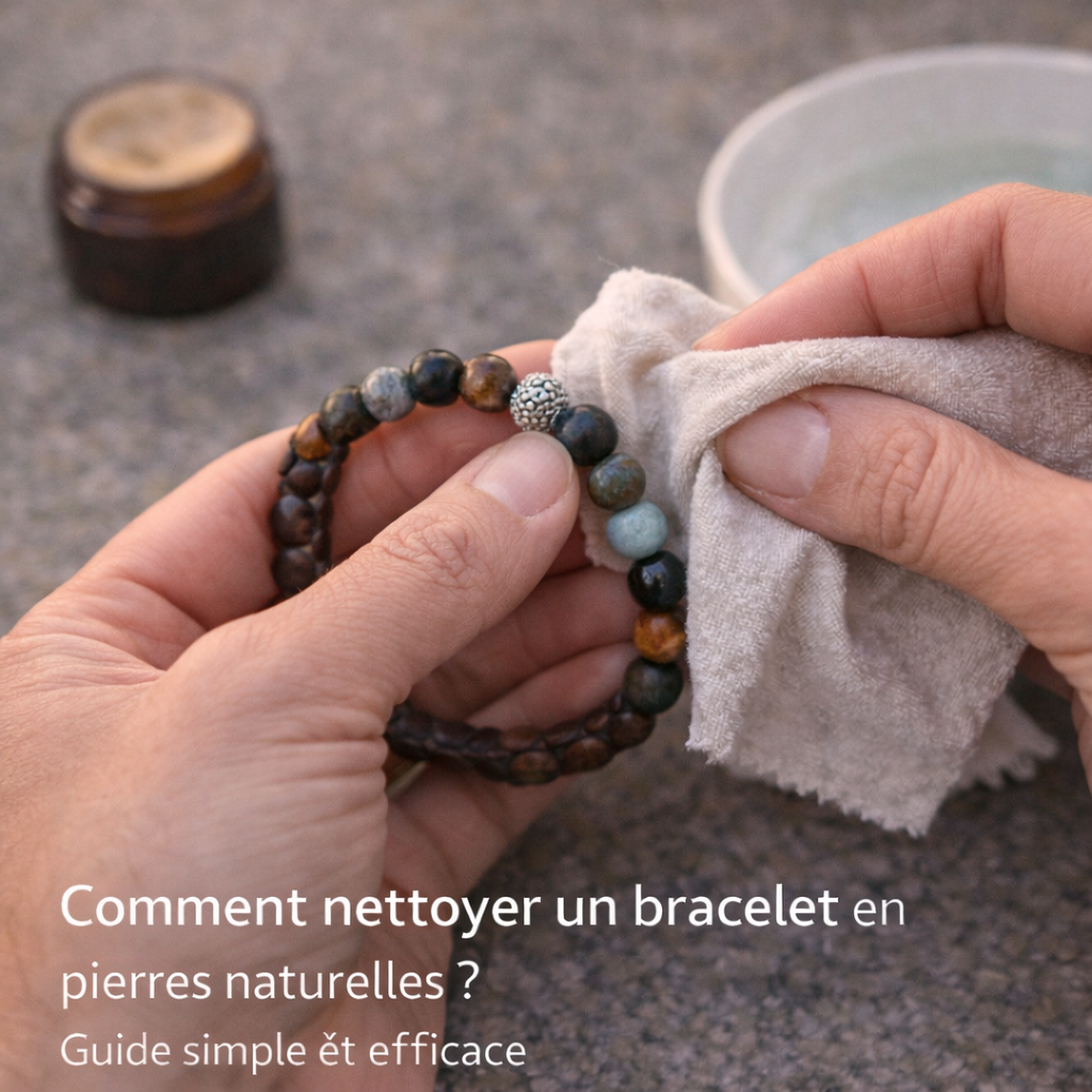 nettoyer bracelet pierre naturelle entretien pierres naturelles
