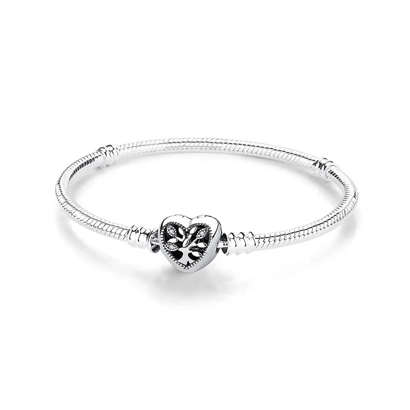 Bracelet Breloques Cœur Gravé | Iseult