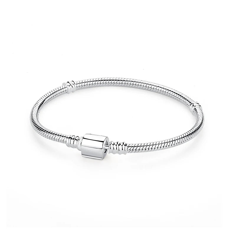 Bracelet Breloques Cylindre Argent | Brunehilde