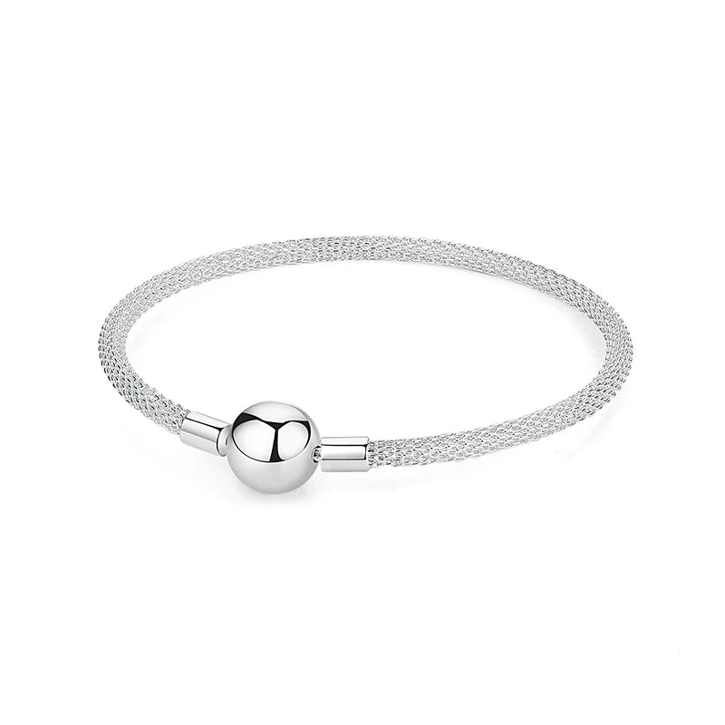Bracelet Breloques Sphère Argent | Dalinda