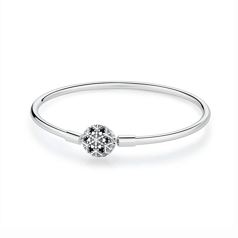 Bracelet Breloques Sphère Flocon | Elise