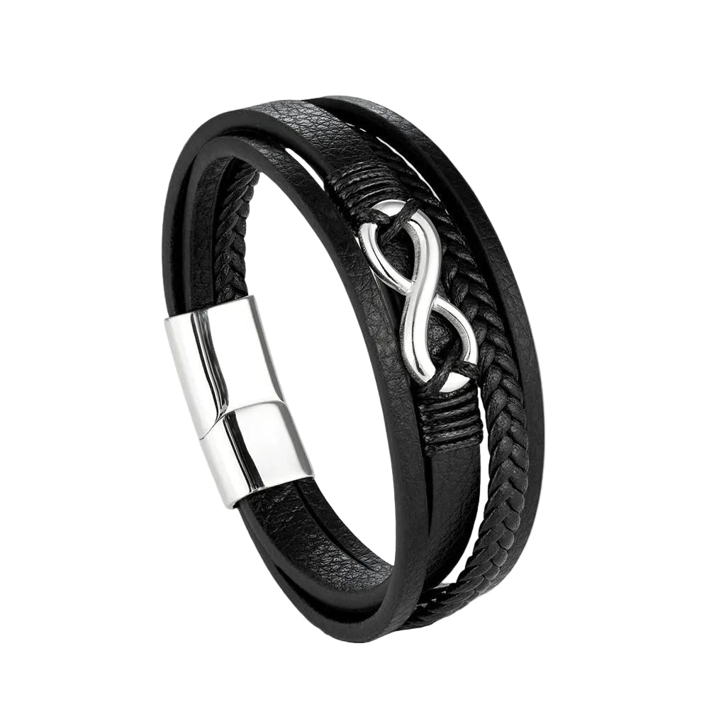Bracelet Cuir Homme Infini Or | Orion