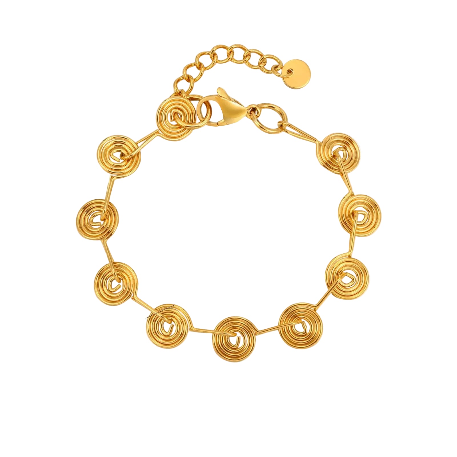 Bracelet Fin Boules Or Femme | Inaya