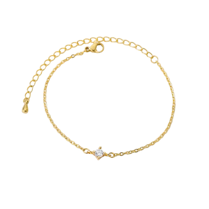 Bracelet Fin Diamant Or Femme | Margot