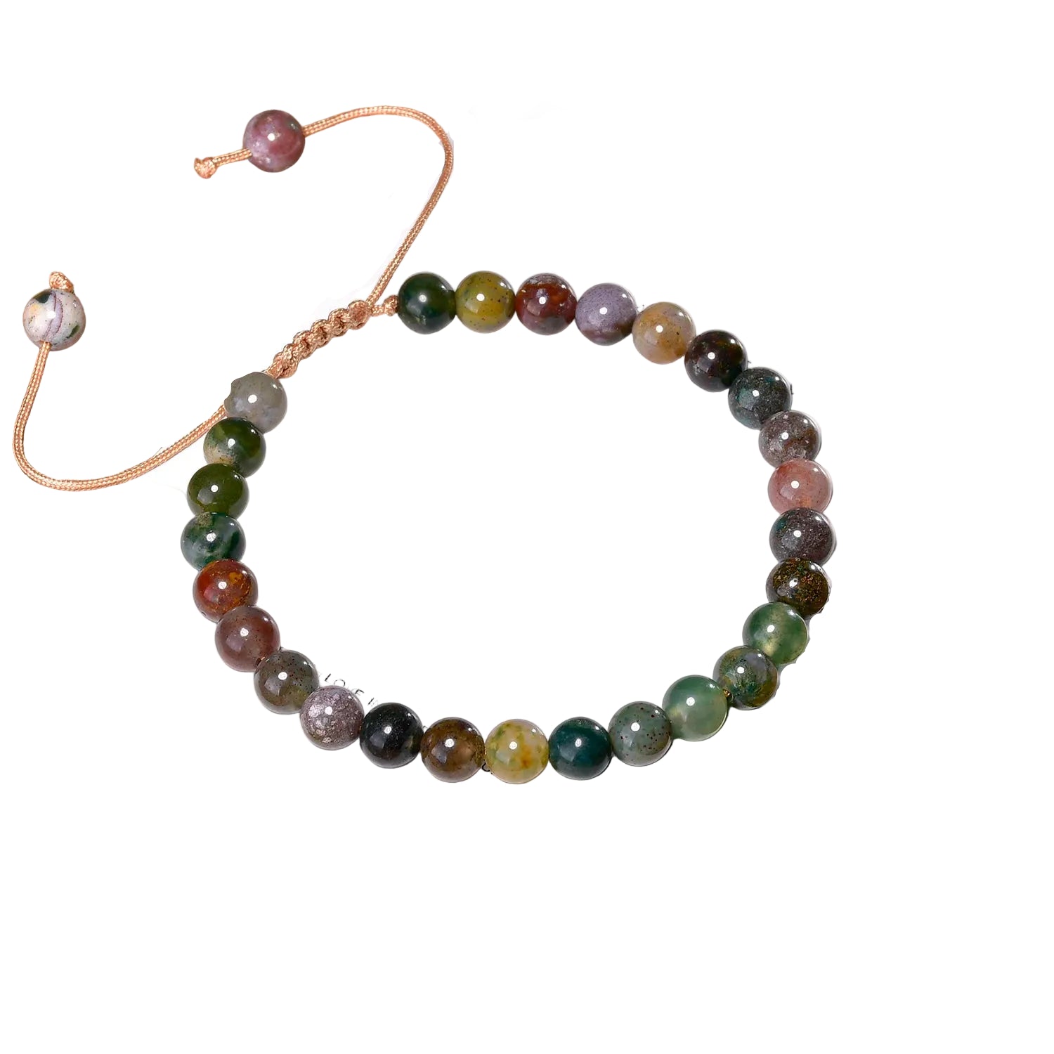 Bracelet Pierre De Lune Agate Indienne | Aïcha