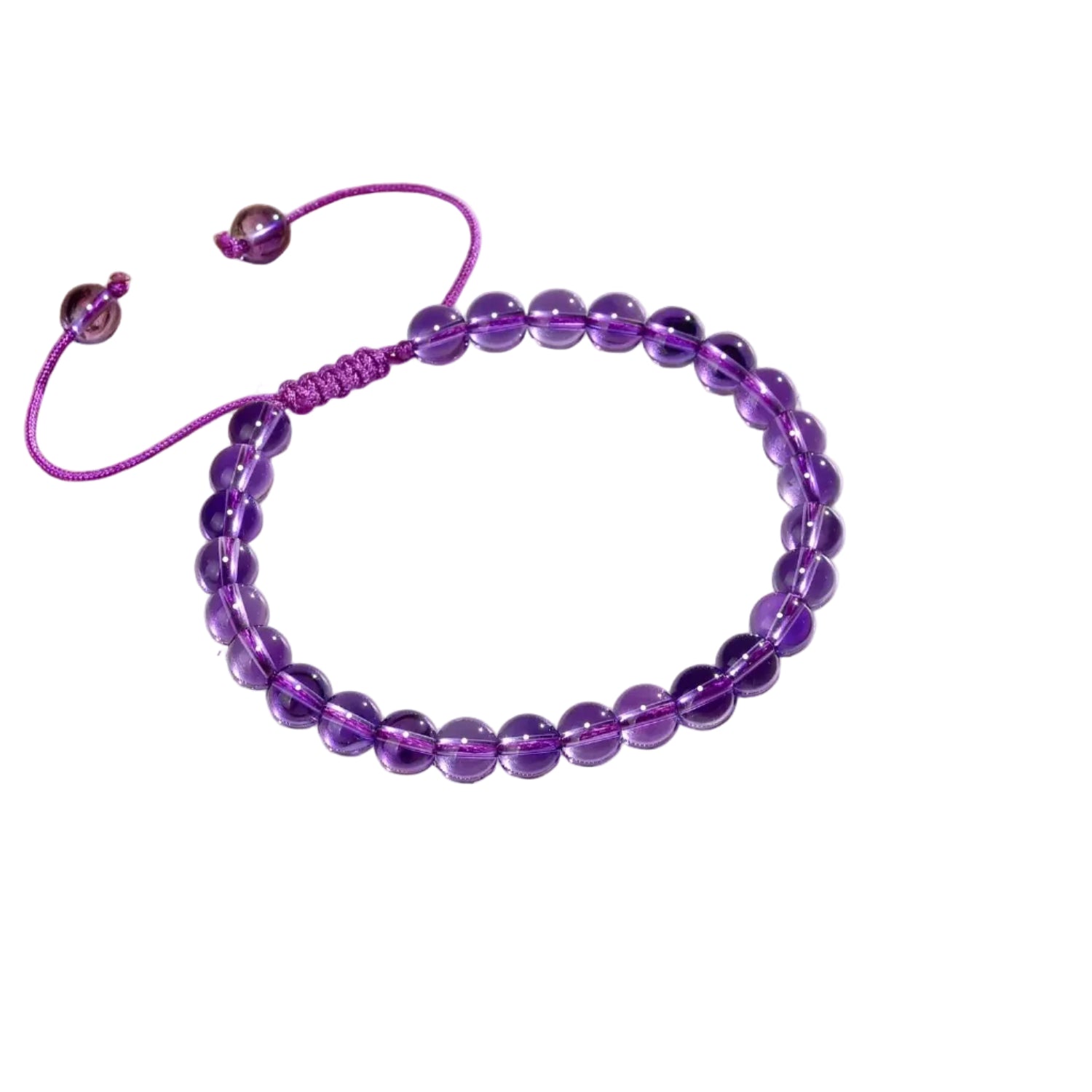 Bracelet Pierre De Lune Améthyste Claire | Laëtitia
