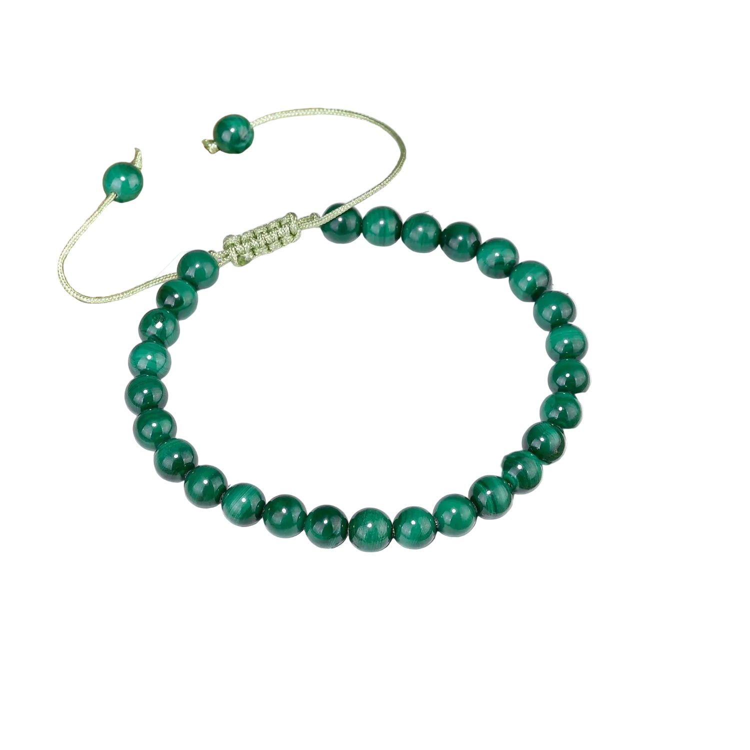 Bracelet Pierre De Lune Malachite | Maggie