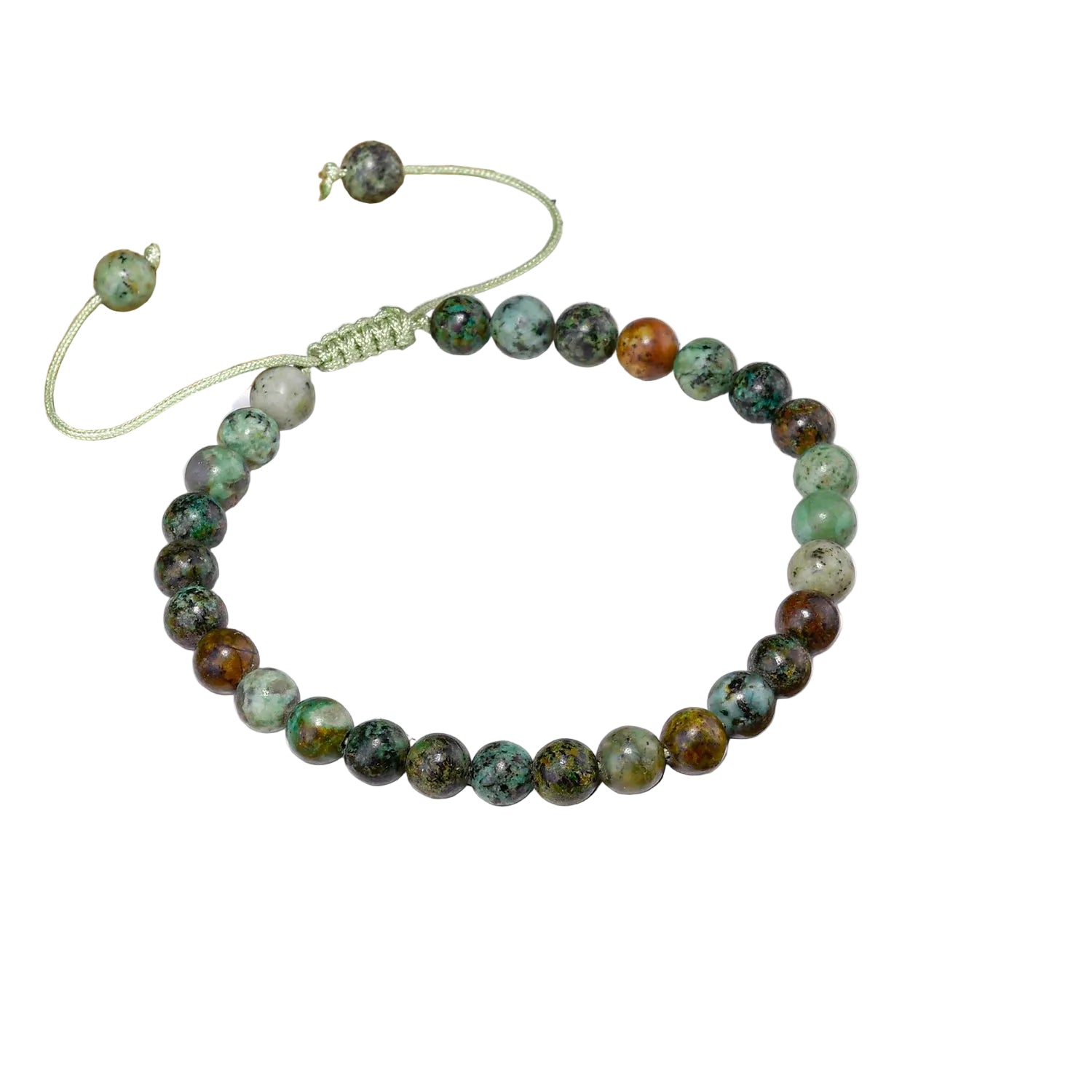 Bracelet Pierre De Lune Turquoise Africaine | Maëlys