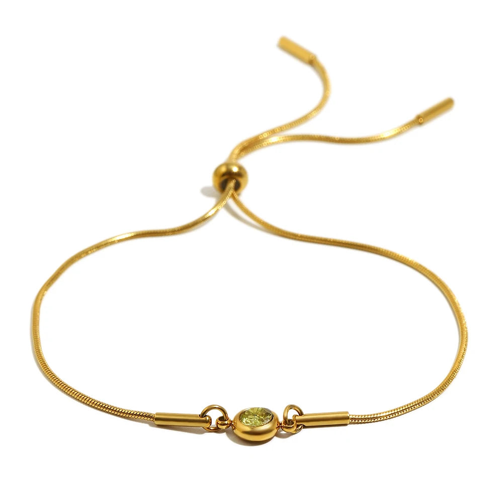 Bracelet Pierre de Naissance Péridot | Août