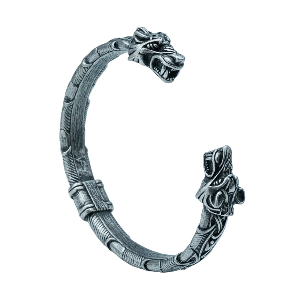 Bracelet Viking Loup Noir | Mads