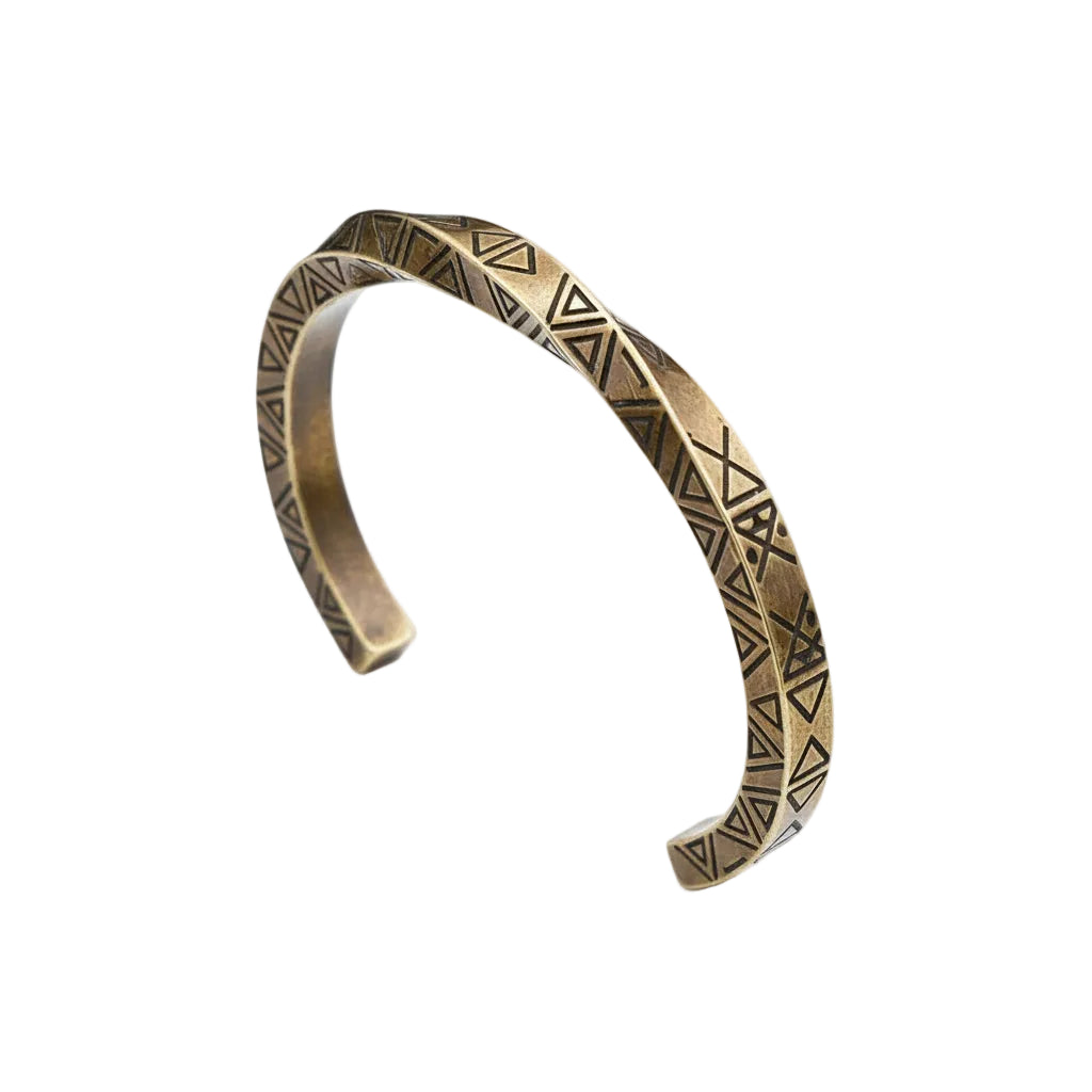 Bracelet Viking Mœbius Runes Cuivre | Erik