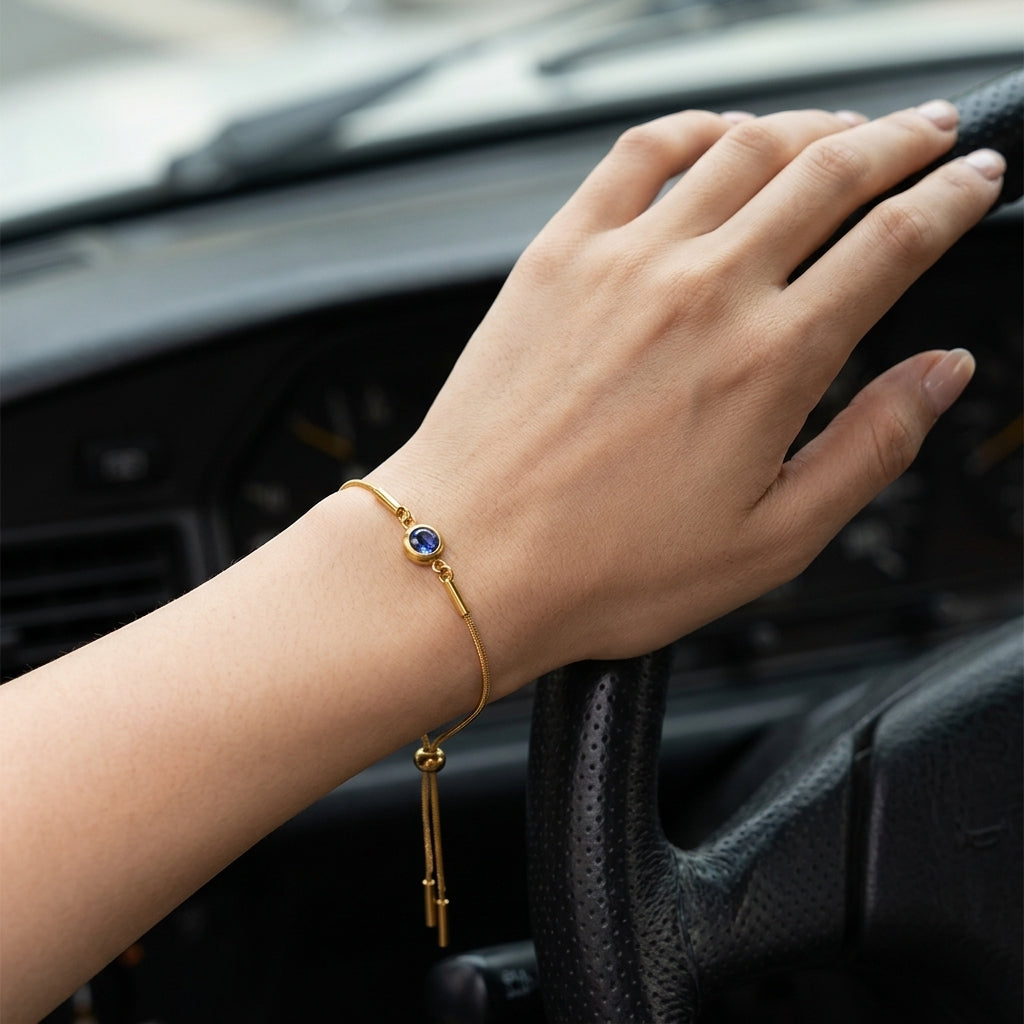 Bracelet Pierre de Naissance Saphir | Septembre